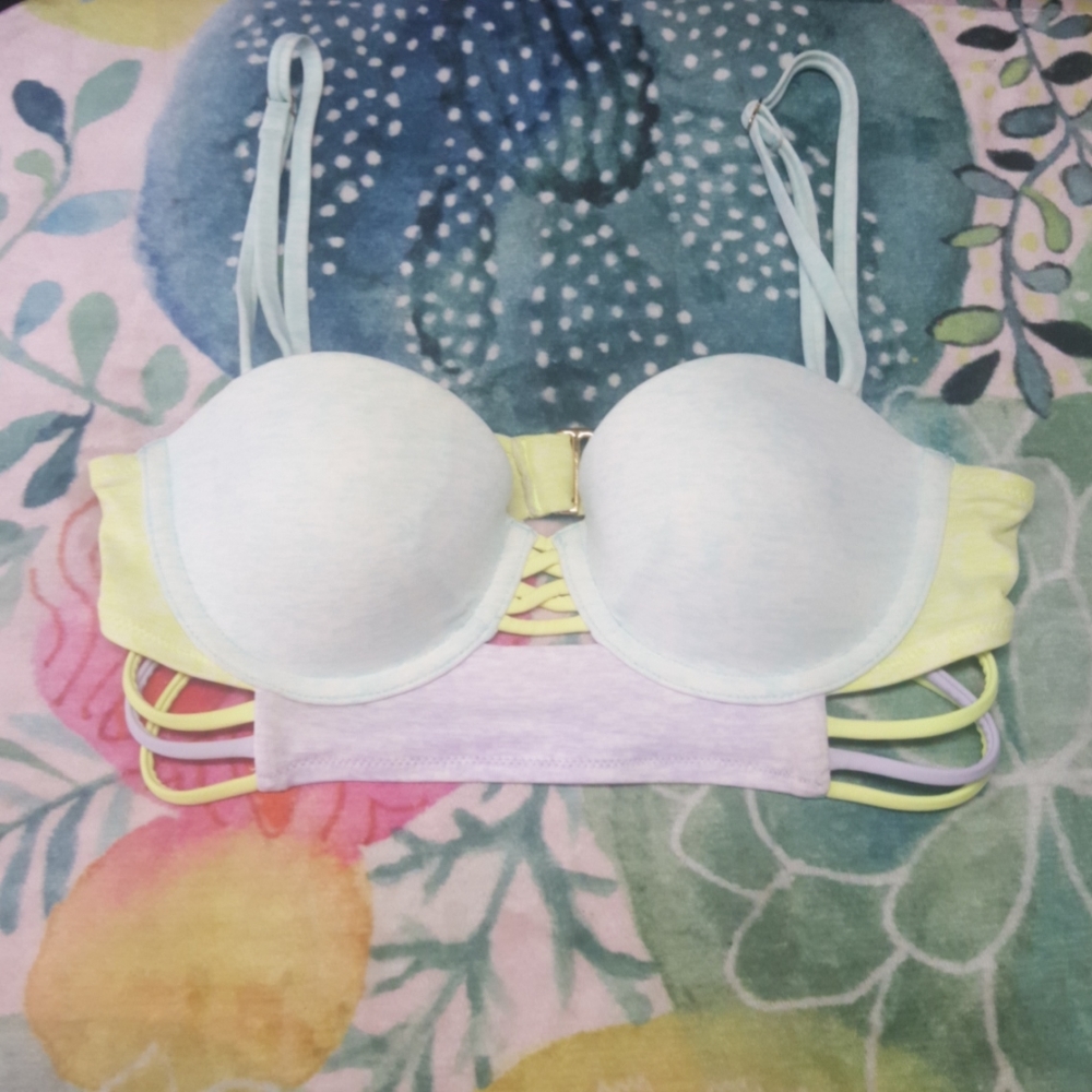 Victoria's Secret Colorblock swim top